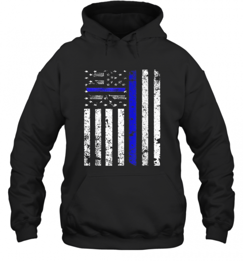 Thin Blue Line Irish Shamrock Police St Patricks Day T-Shirt Unisex Hoodie