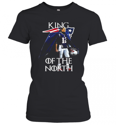 Tom Brady New England Patriots 12 King Of The North GOT T-Shirt Classic Women's T-shirt