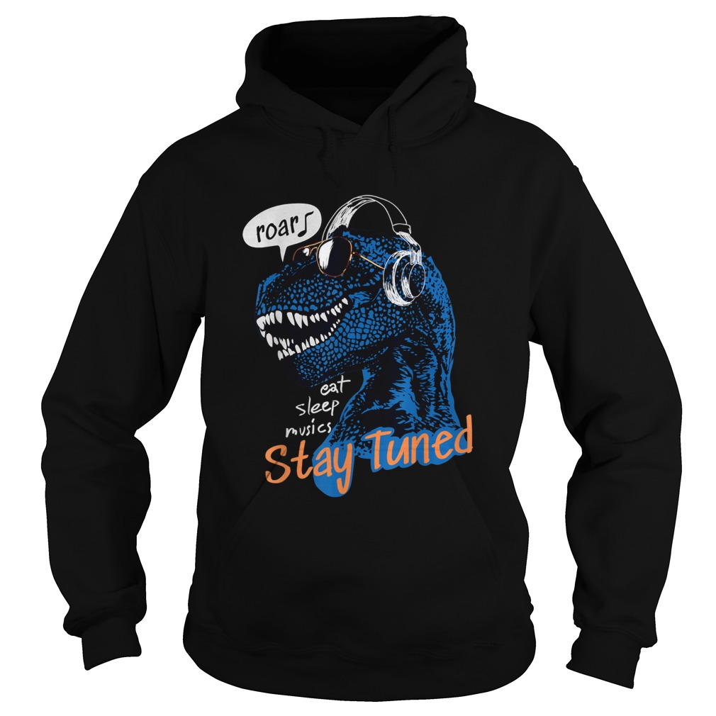 Trex Dinosaur Music Hoodie