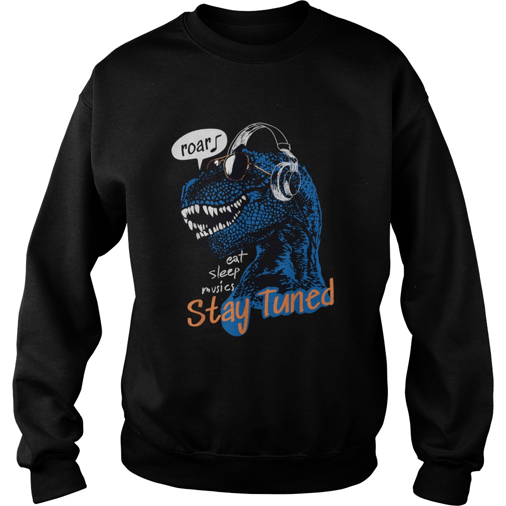 Trex Dinosaur Music Sweatshirt