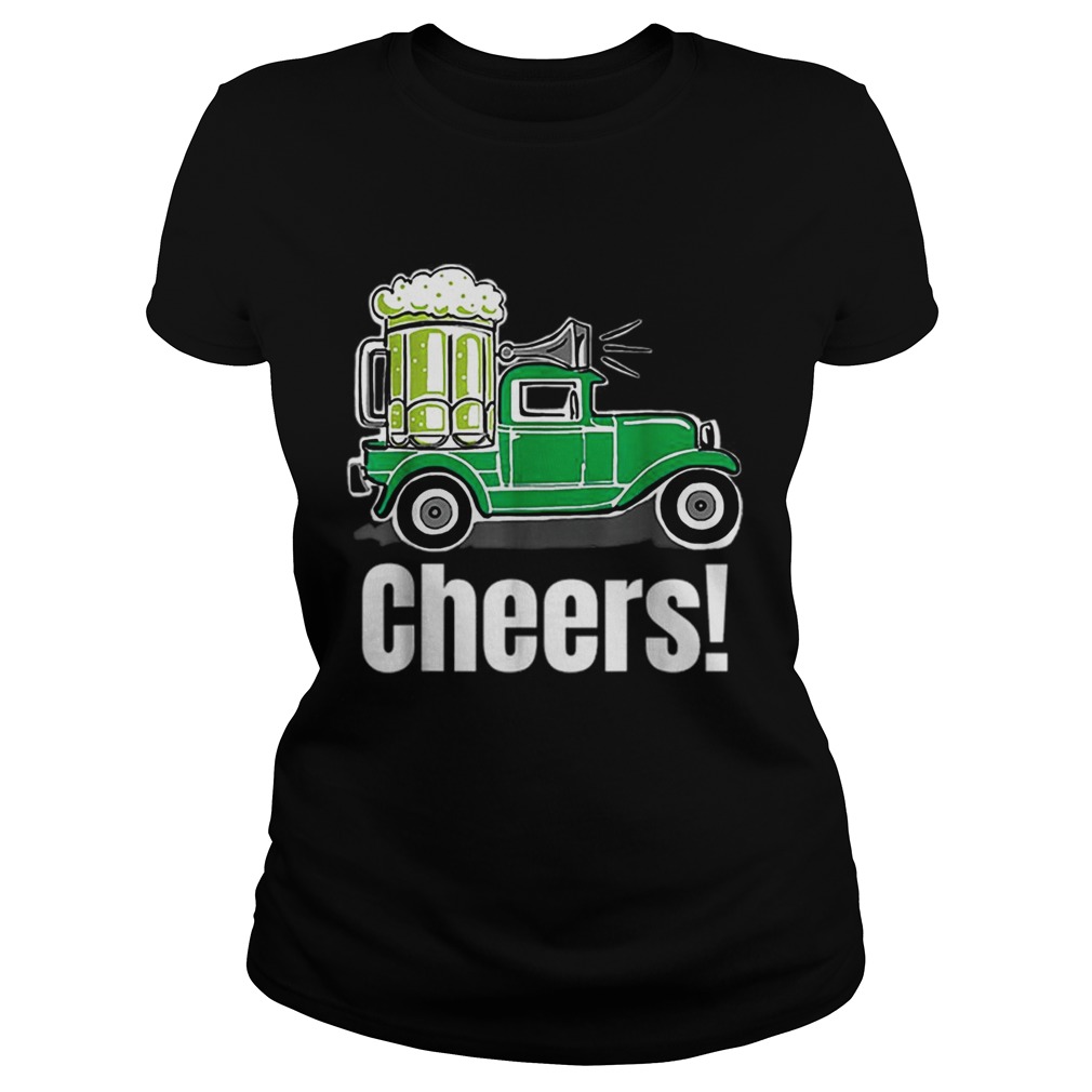 Truck Green Beer St Patricks Day Classic Ladies