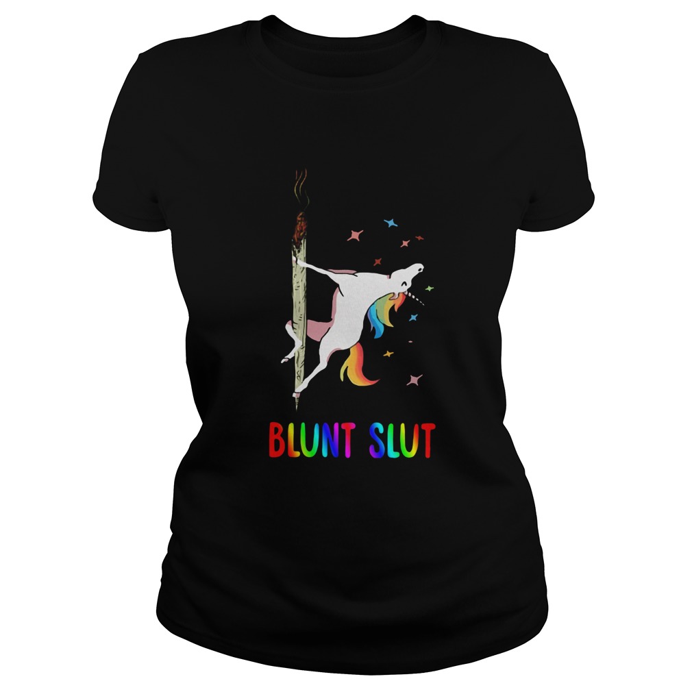 Unicorn Blunt Slut Classic Ladies