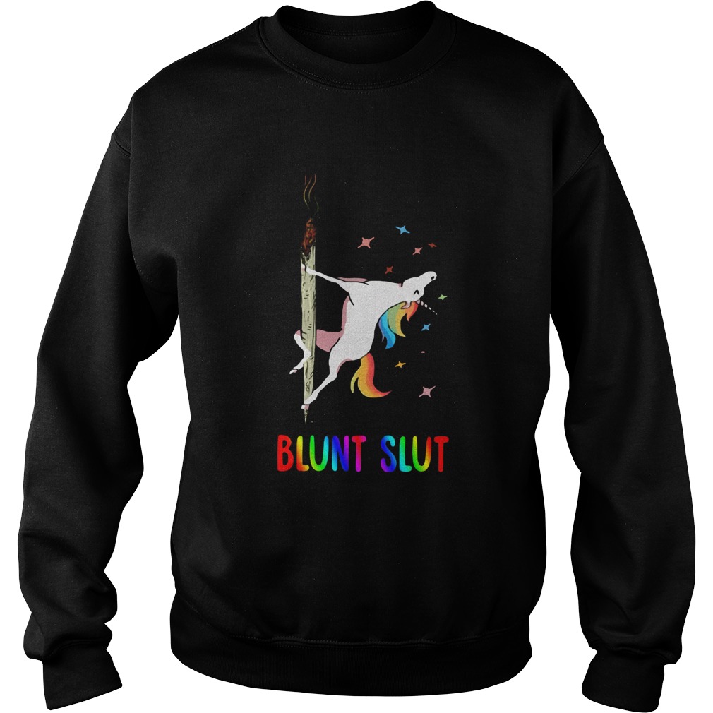 Unicorn Blunt Slut Sweatshirt