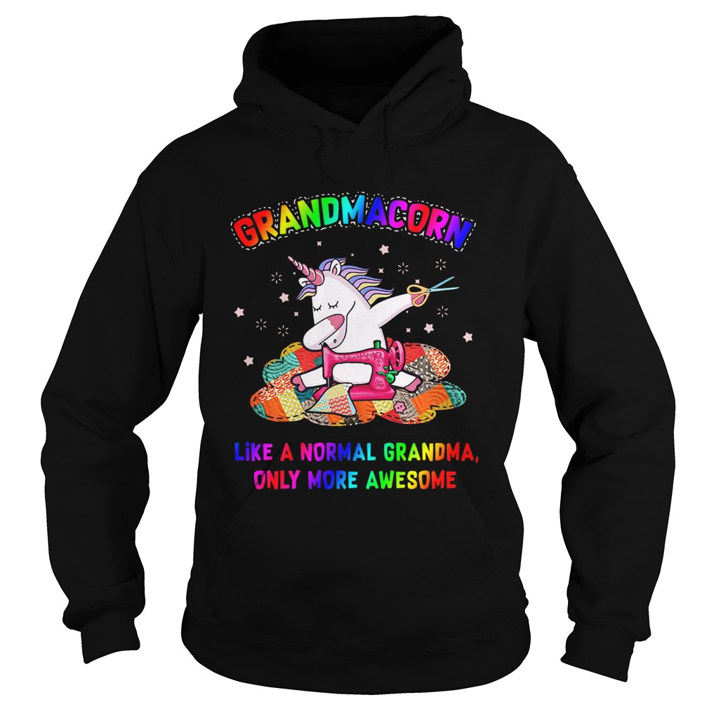 Unicorn Grandmacorn Like A Normal Grandma Only More Awesome Hoodie