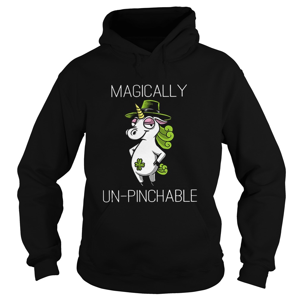 Unicorn St Patricks Day Magically Unpinchable Hoodie