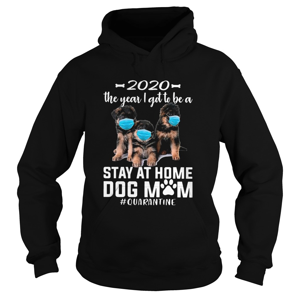 2020 The Year I Got To Be A Stay At Home Companion Dog Mom Quarantine Hoodie