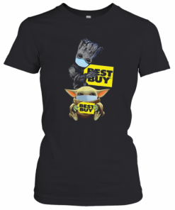 Baby Groot And Baby Yoda Face Mask Hug Best Buy T-Shirt Classic Women's T-shirt