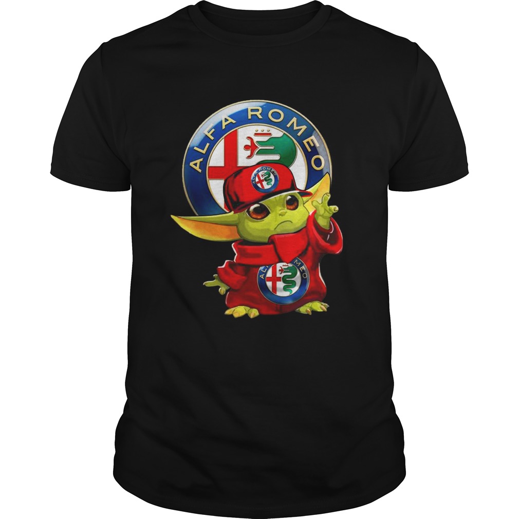 Baby Yoda Alfa Romeo shirt