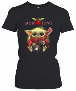 Baby Yoda Bon Jovi T-Shirt Classic Women's T-shirt