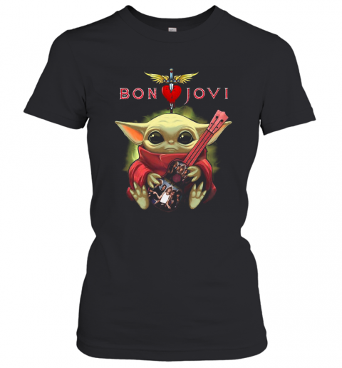 Baby Yoda Bon Jovi T-Shirt Classic Women's T-shirt