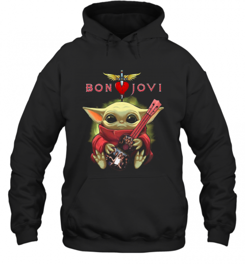 Baby Yoda Bon Jovi T-Shirt Unisex Hoodie