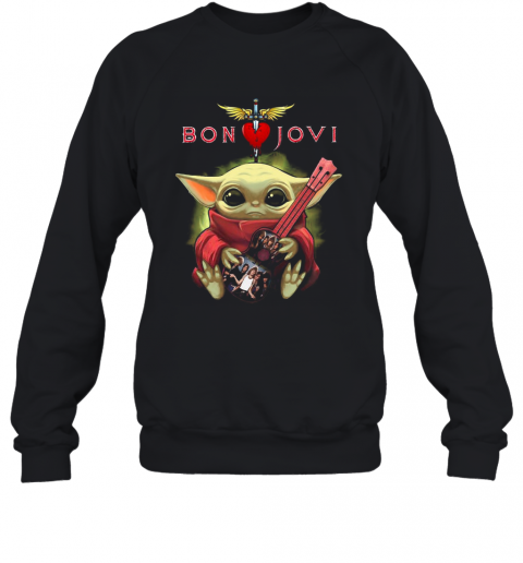 Baby Yoda Bon Jovi T-Shirt Unisex Sweatshirt