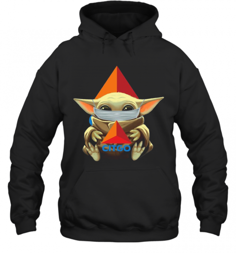 Baby Yoda Face Mask Citgo T-Shirt Unisex Hoodie