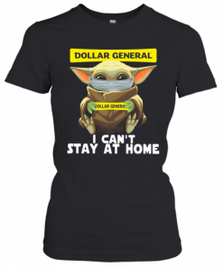 Baby Yoda Face Mask Dollar General Can't Stay At Home T-Shirt Classic Women's T-shirt