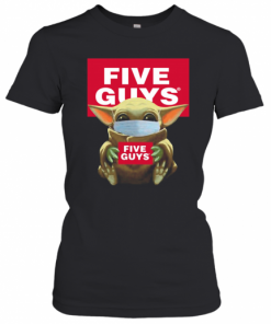 Baby Yoda Face Mask Hug Five Guys T-Shirt Classic Women's T-shirt