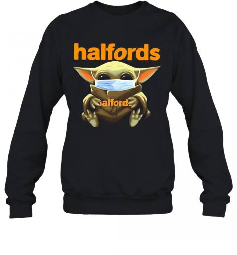 Baby Yoda Face Mask Hug Halfords T-Shirt Unisex Sweatshirt