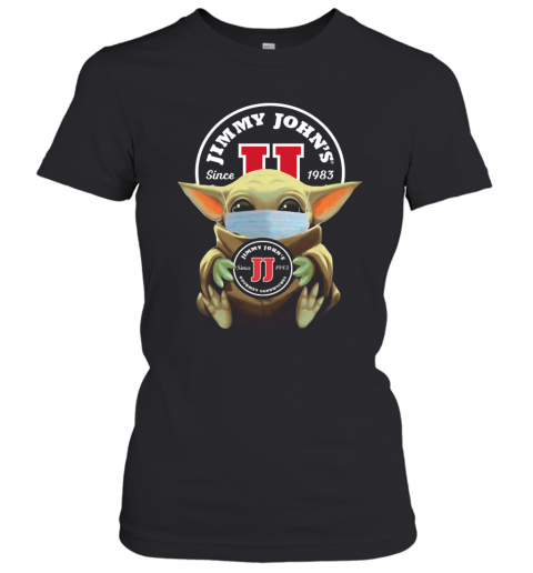 Baby Yoda Face Mask Hug Jimmy John's T-Shirt Classic Women's T-shirt