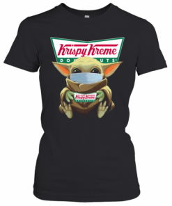 Baby Yoda Face Mask Hug Krispy Kreme T-Shirt Classic Women's T-shirt