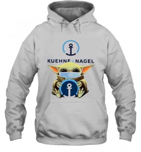 Baby Yoda Face Mask Hug Kuehne Nagel T-Shirt Unisex Hoodie