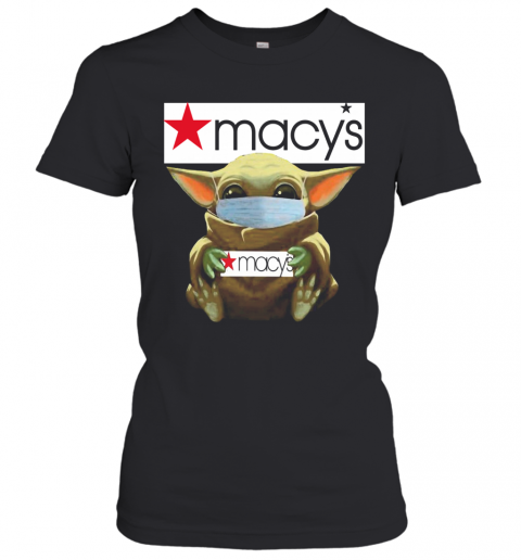 Baby Yoda Face Mask Hug Macy'S T-Shirt Classic Women's T-shirt