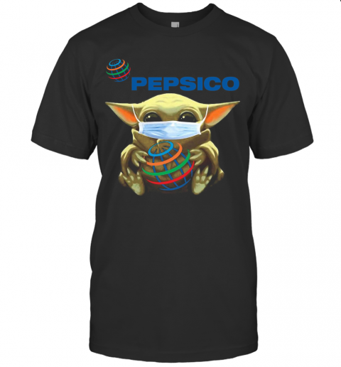 Baby Yoda Face Mask Hug Pepsico T-Shirt