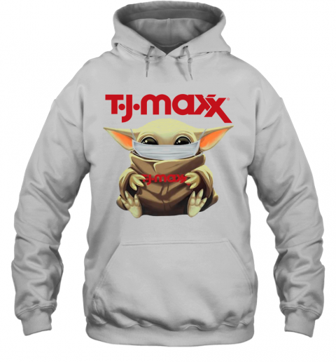 Baby Yoda Face Mask Hug TJ Maxx T-Shirt Unisex Hoodie