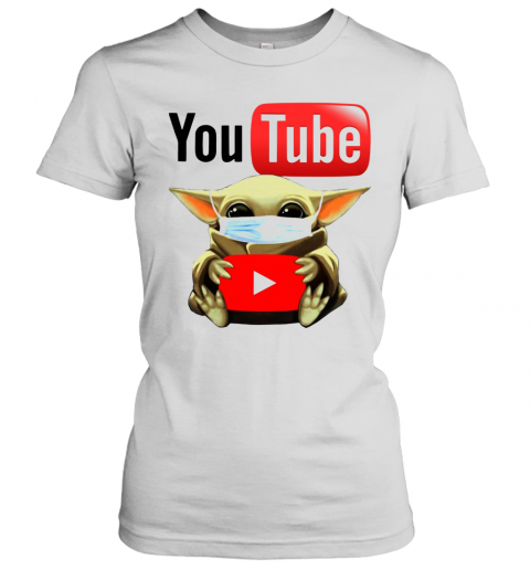 Baby Yoda Face Mask Hug Youtube T-Shirt Classic Women's T-shirt