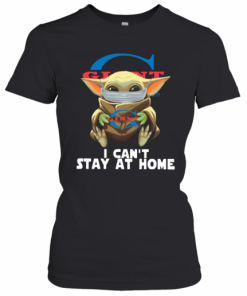 Baby Yoda Face Mask Old Giant Food Can't Stay At Home T-Shirt Classic Women's T-shirt