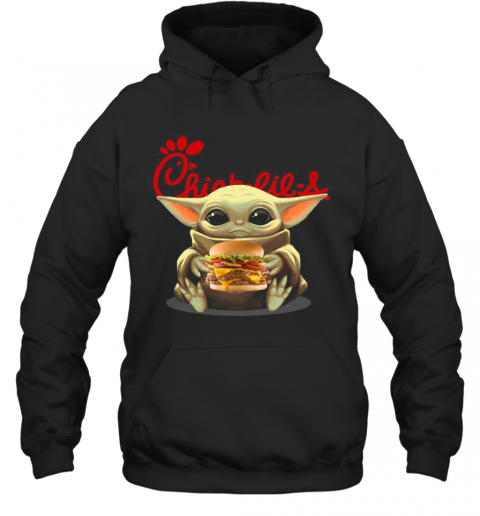 Baby Yoda Hug Hamburguesa Chick Fil A T-Shirt Unisex Hoodie