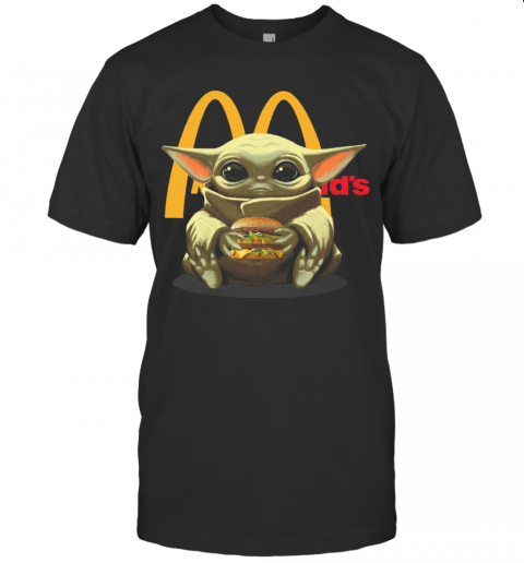 Baby Yoda Hug Hamburguesa Mcdonald's T-Shirt