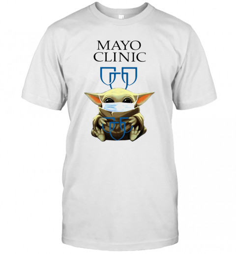 Baby Yoda Hug Mayo Clinic Covid 19 2020 T-Shirt