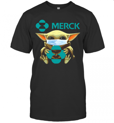 Baby Yoda Hug Merck Mask T-Shirt