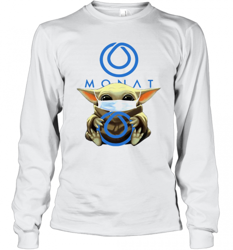 Baby Yoda Hug Monat Global Covid 19 T-Shirt Long Sleeved T-shirt 