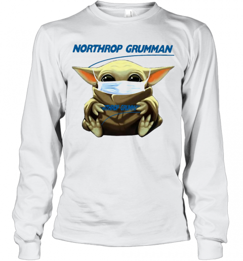 Baby Yoda Hug Northrop Grumman Covid 19 2020 T-Shirt Long Sleeved T-shirt 