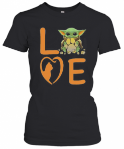 Baby Yoda Hug Paw Cat Love T-Shirt Classic Women's T-shirt