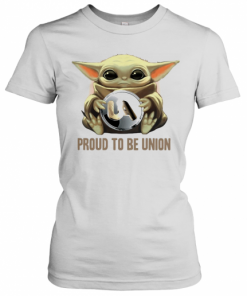 Baby Yoda Hug UA Proud To Be Union T-Shirt Classic Women's T-shirt