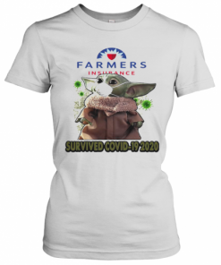 Baby Yoda Mask Farmers Insurance Survived Covid 19 2020 T-Shirt Classic Women's T-shirt