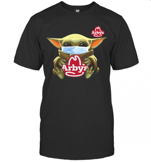 Baby Yoda Mask Hug Arby's T-Shirt