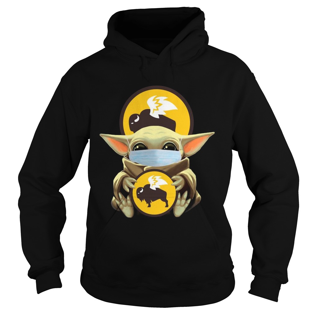 Baby Yoda Mask Hug Buffalo Wild Wings Hoodie