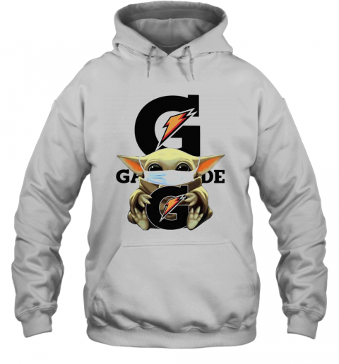 Baby Yoda Mask Hug Gatorade Retail T-Shirt Unisex Hoodie