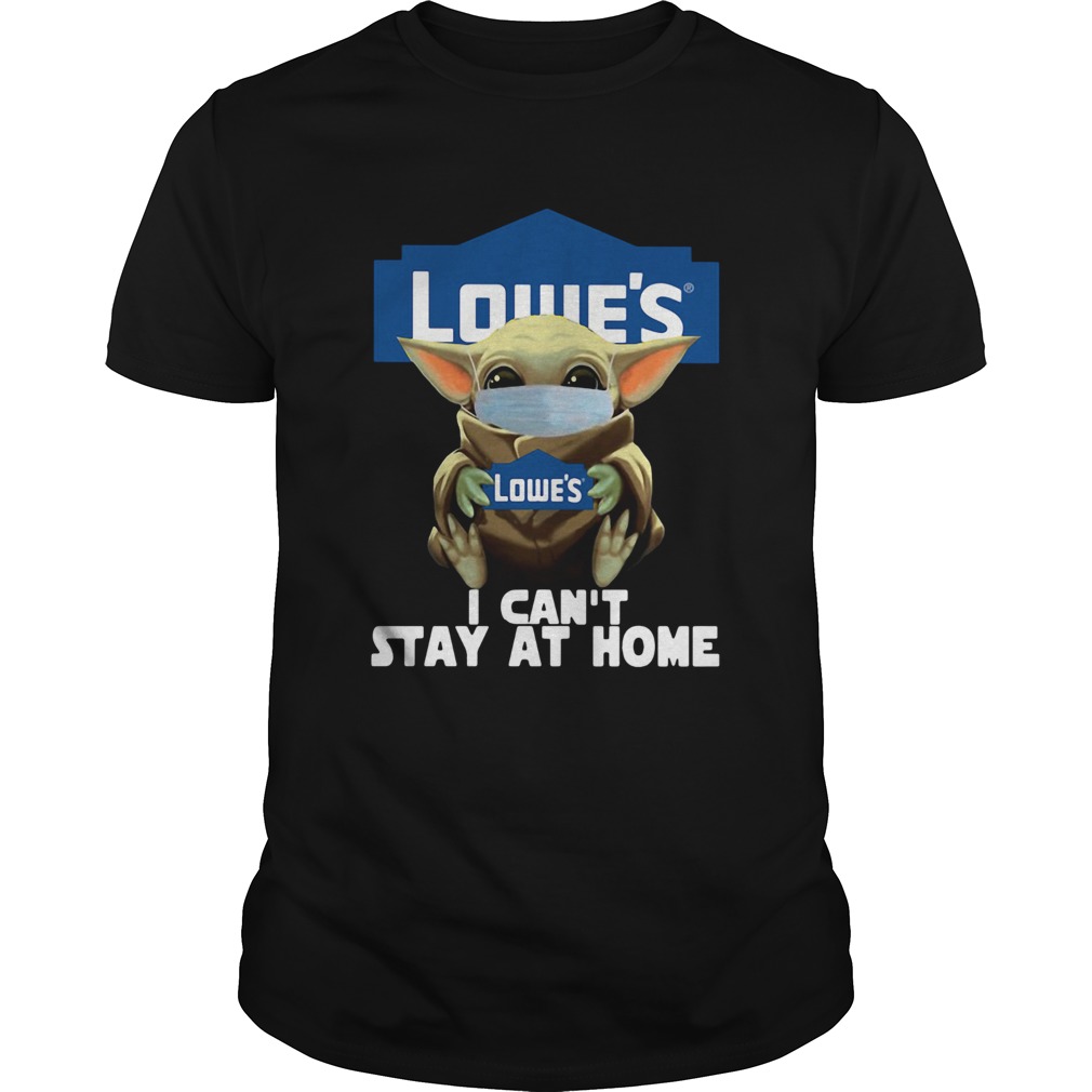 Baby Yoda Mask Hug Lowes shirt