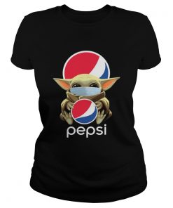 Baby Yoda Mask Hug Pepsi  Classic Ladies