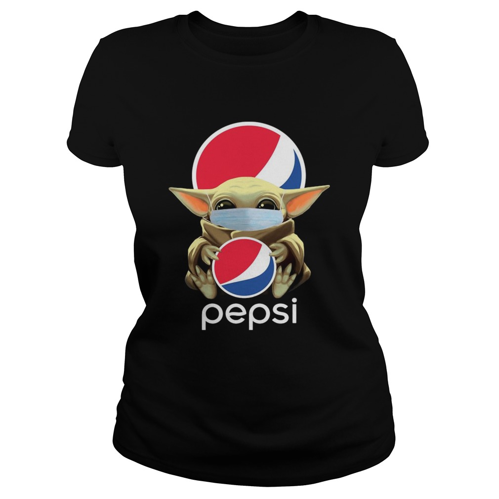 Baby Yoda Mask Hug Pepsi Classic Ladies