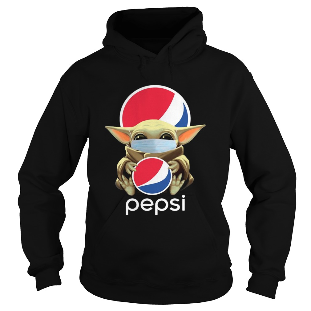 Baby Yoda Mask Hug Pepsi Hoodie