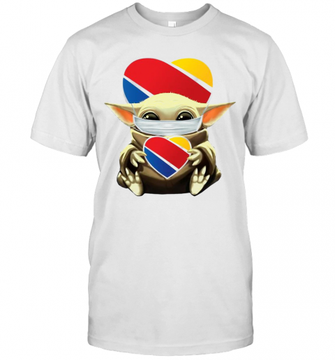 Baby Yoda Mask Hug Southwest Airlines T-Shirt