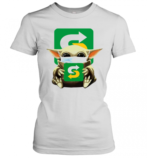 Baby Yoda Mask Hug Subway T-Shirt Classic Women's T-shirt