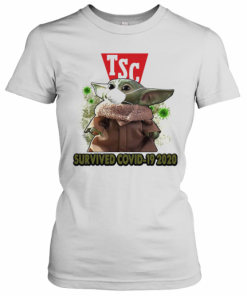 Baby Yoda Mask Tsc Survived Covid 19 2020 T-Shirt Classic Women's T-shirt