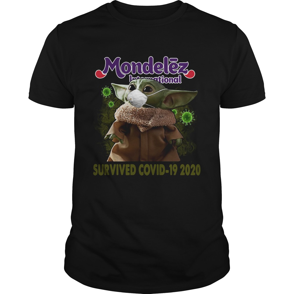 Baby Yoda Mondelz International Survived Covid 19 2020 shirt