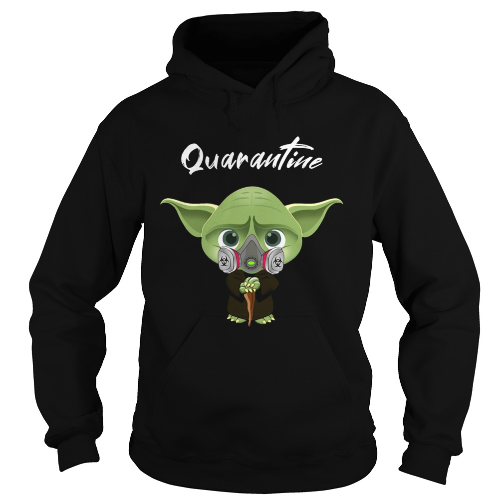 Baby Yoda Quarantine Face Mask Hoodie