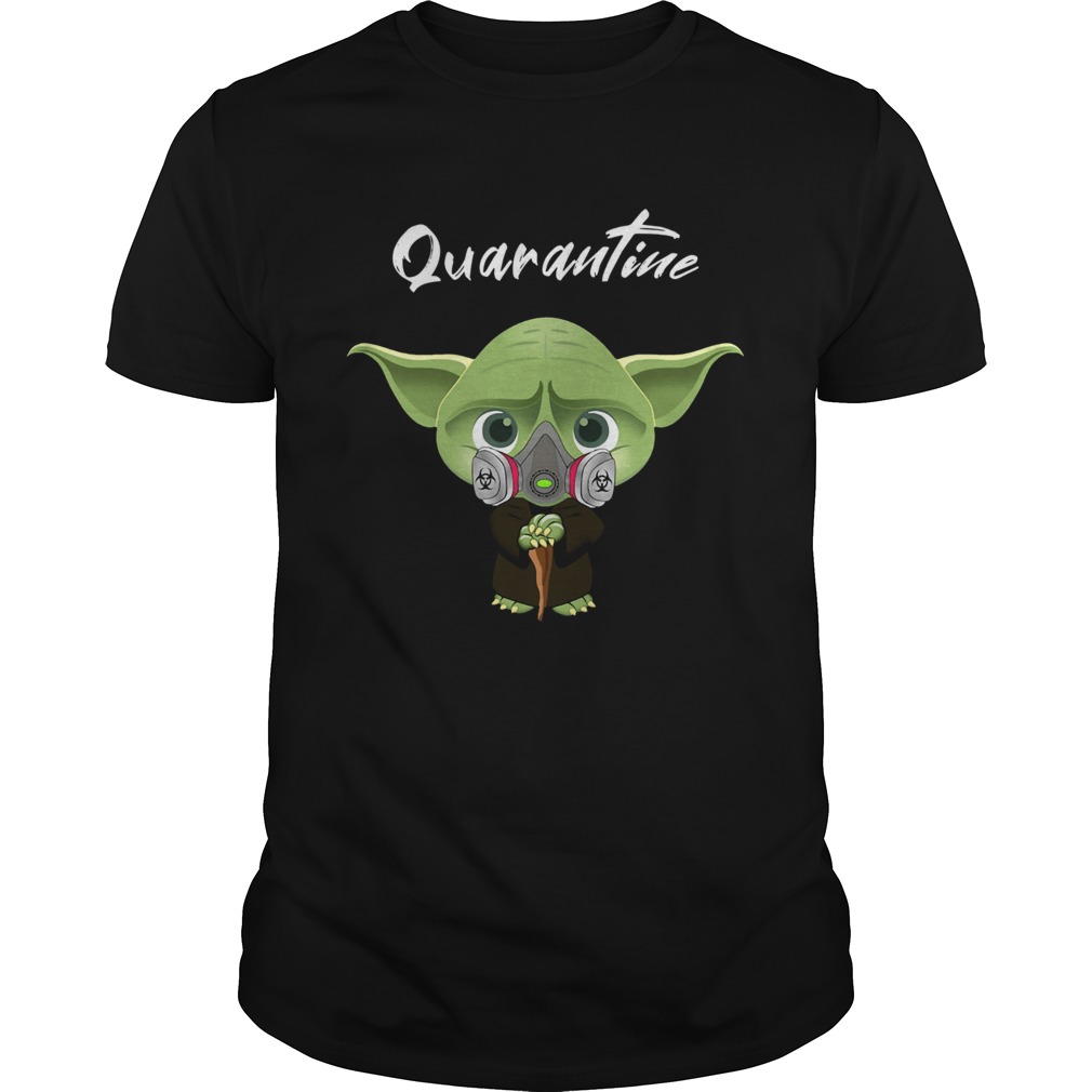 Baby Yoda Quarantine Face Mask shirt